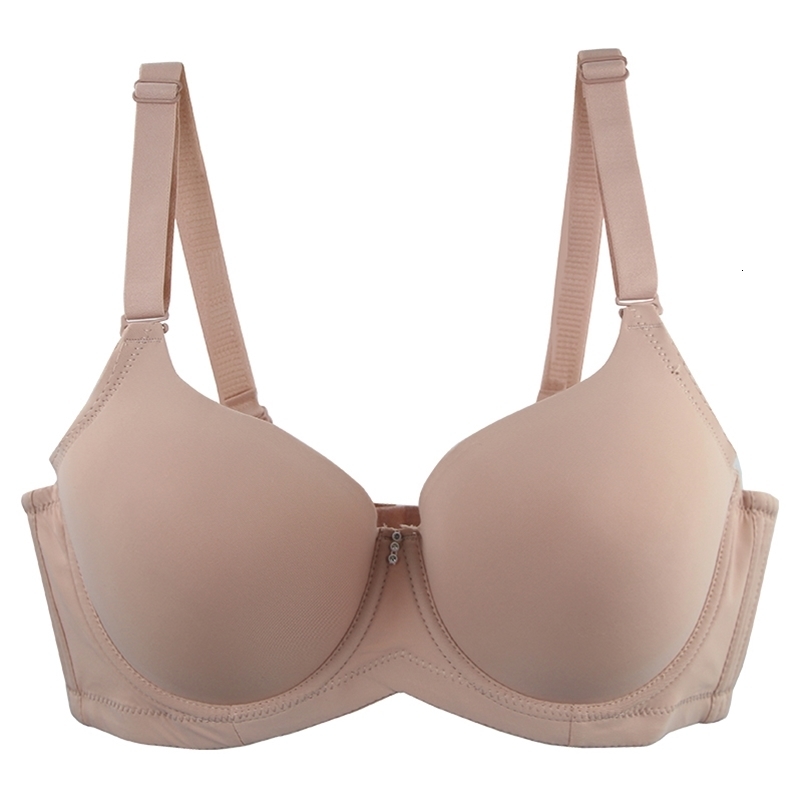 2024 Sexy Thin Mold Full Cup Bras For Women Plus Size Underwear Beige Black Grey Pink Red Ladies Lingerie250827