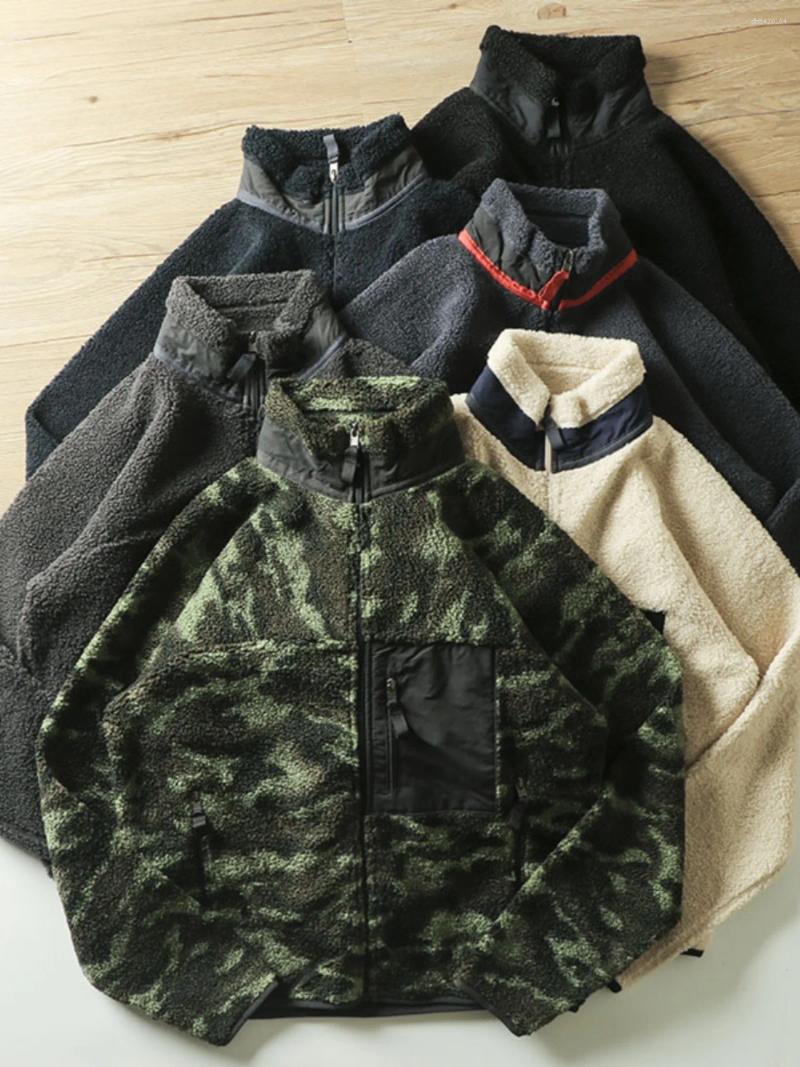 Men's Jackets Warm And Sli Stand Collar Fce Lined Breathable Commuter Jaet For Men High End Autumn Winter Outfit Couples