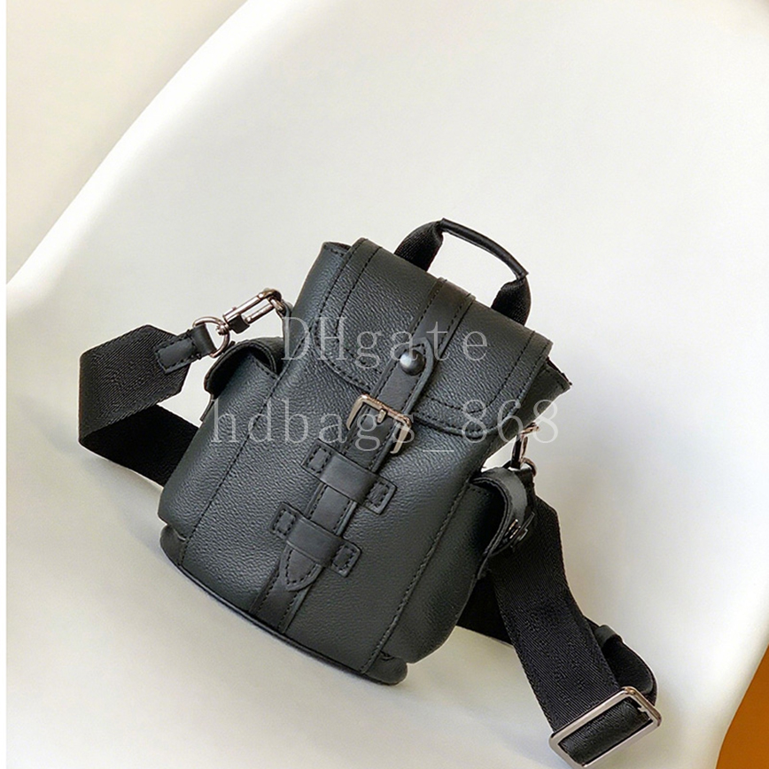 Mirror quality Mini Shoulders Bag Designer Bag Luxury Canvas Leather Backpack Fashion Crossbody bags 19cm with box MLN02A1