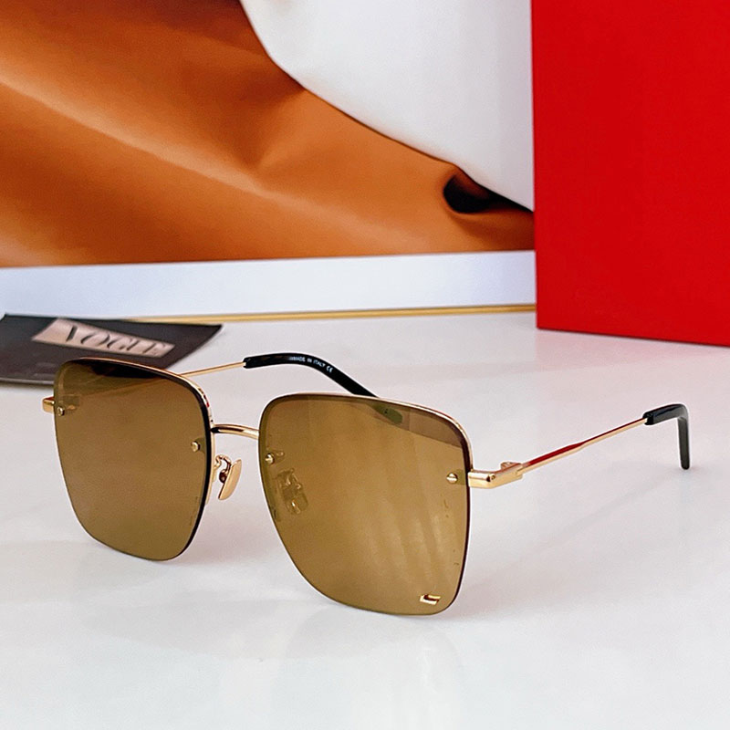25ss New SL 312 M Metal Sunglasses for Women, Designed with Square Nylon Lens Decoration CASSANDRE Casual Style Y2K Spicy Girl Sunglasses