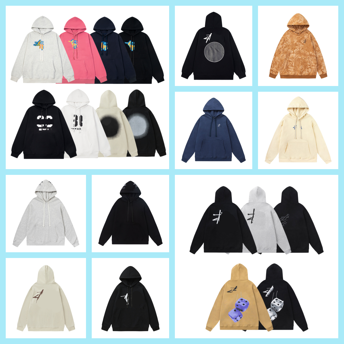Designer men's hoodie sweatshirt letter print hoodies fashionable sporty style hooded sweatshirt High Quality Pure Cotton street style hoodie S