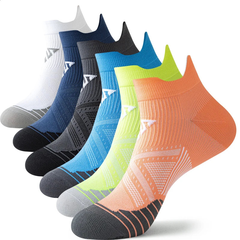 Sports Socks For Men Women Breathable Running Fitness Compression Professional Marathon Quick Dry Elastic Footwear 250828