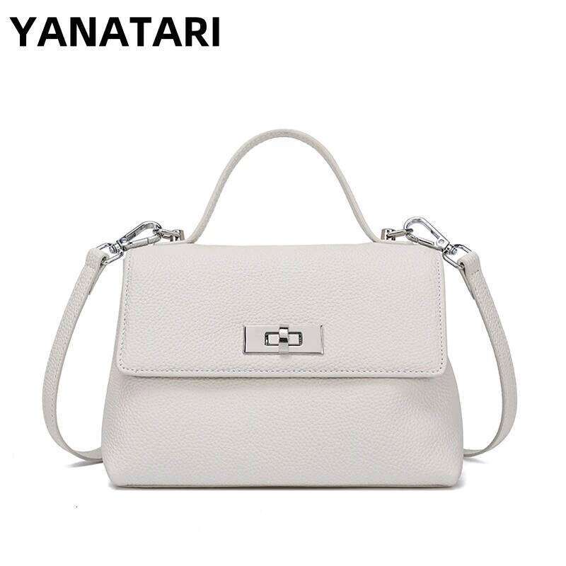 YANATARI Handbags Female Crossbody Bags Small Square Shoulder Bag New Fashion 2025 Genuine Cowhide Leather Satchel 20250806 250806 250828