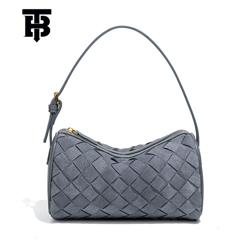 TB BHULAMTE Designer's New Matte Leather Hand-woven Bag Light Luxury Luxury Bag Handheld Multi-functional Pillow Crossbody Bag