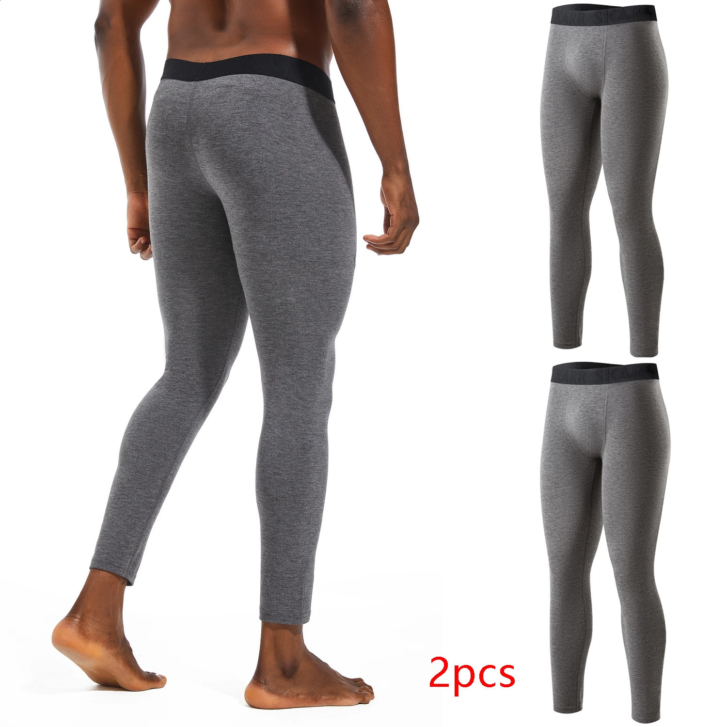 2pcs Pack Thermal Underwear Men Winter Soft Sports Long Johns For Man High Quality Panties Boxer Underpants 250827