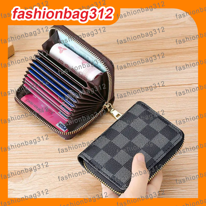 Designer wallet Accordion card holder Multi-functional Casual Coin Purses Mini Wallets Credit Card Business Card Multi-card Slot Holder Large Luxury