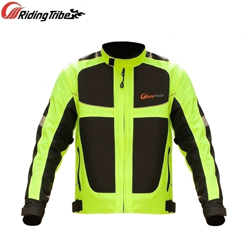 Men Woman Summer Style Breathable Motorcycle Jacket Night High Visible Motorbike Riding Coat with 5pcs Protective pads JK21 w250827