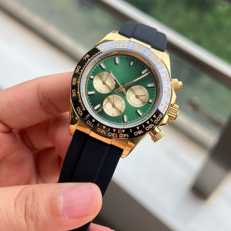 Rubber Belt Watches Original Designer Full Automatic Movmen Fashion Men's 40mm Stainless Steel Watch Men Casual Watch Top Quality Luxury Watche
