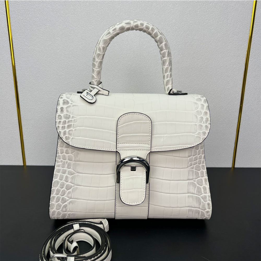 Luxury designer bag Luxury bag , size 24cm, Spring/Summer New Splicing leather Embossed crocodile leather, travel bags designer