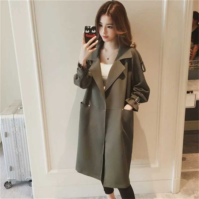 Trench Coat With Lining Spring And Autumn Fashion Loose Double Breasted Buckle Windbreaker Womens Short High End Short Jacket Z250828