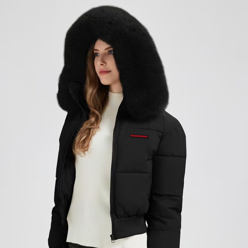 Women's jackets down jackets winter fashion short jackets hooded down jackets windbreakers pockets women's warm jackets