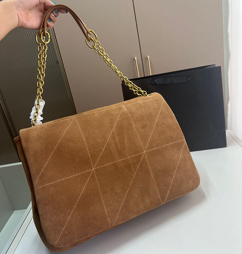 Large Tote Bag Designer Handbag Women Shoulder Bag Muntjac Velvet Chain Bag High Quality Large Capacity Shopping Bag Luxury Crossbody Bags