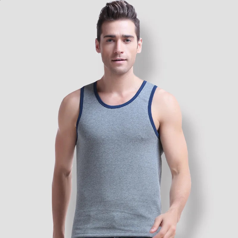 Antarctic mens thermal vest sports and fleece thickened tightfitting bodice sleeveless slim waistcoat autumn winter top 250827