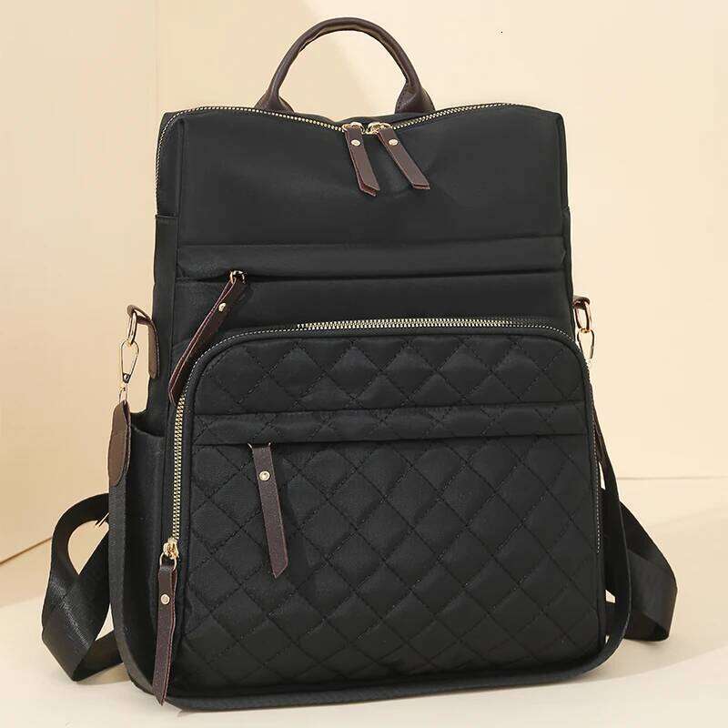 High End Personalized Casual Backpack Women Fashionable Trendy Nylon Shoulder Bag For Female Students And Office Workers