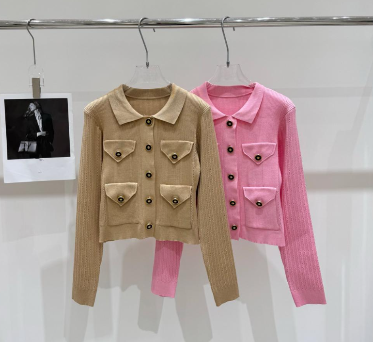Designer Women's Sweaters winter Luxury Pink sweater Slim letter women Clothe Embroidery Coats Cardigan knitwear tops