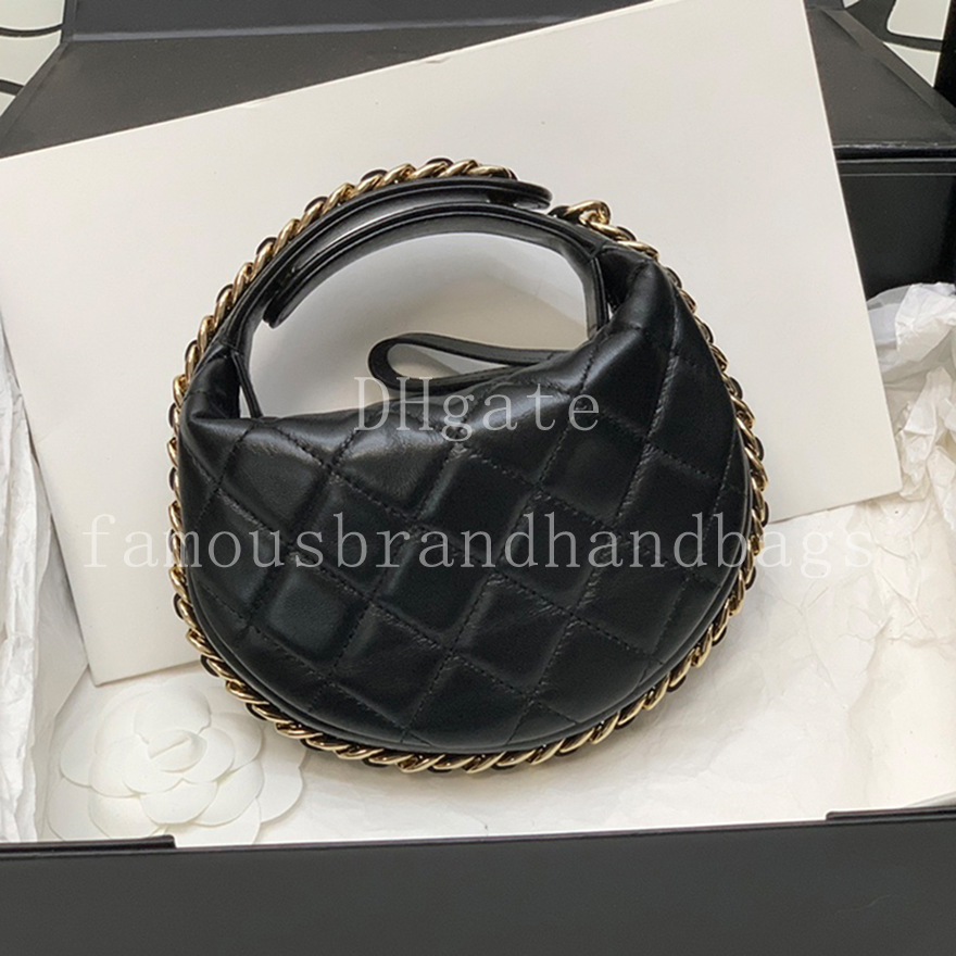 Sac d'embrayage de créateurs Pouche de créateurs de sacs à main en cuir en peau de glucide MIMI MINI Hobo Sac avec boîte C034