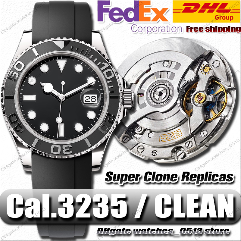 CLean Factory Luxury Mens Watch Designer Watches High Quality 3235 Automatic Movement Watches 904L Stainless Steel Ceramic Bezel Sapphire Luminous W