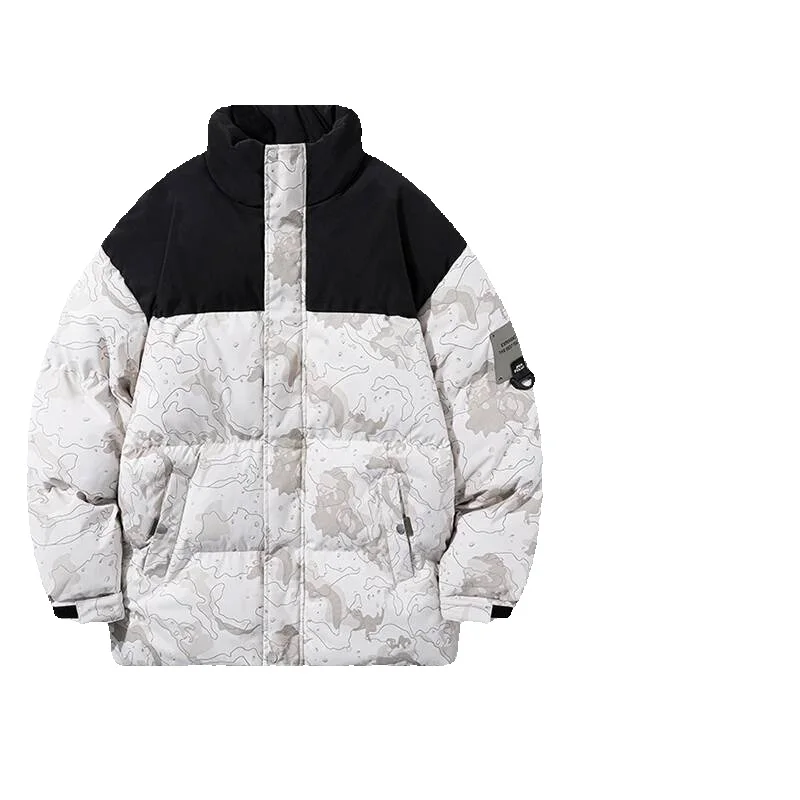 2024 New Winter Casual Camouflage Thick Jacket Men Outdoor Stand Collar Windbreaker Man Parkas Coats Quilted Plus Size 7Xl 8Xl