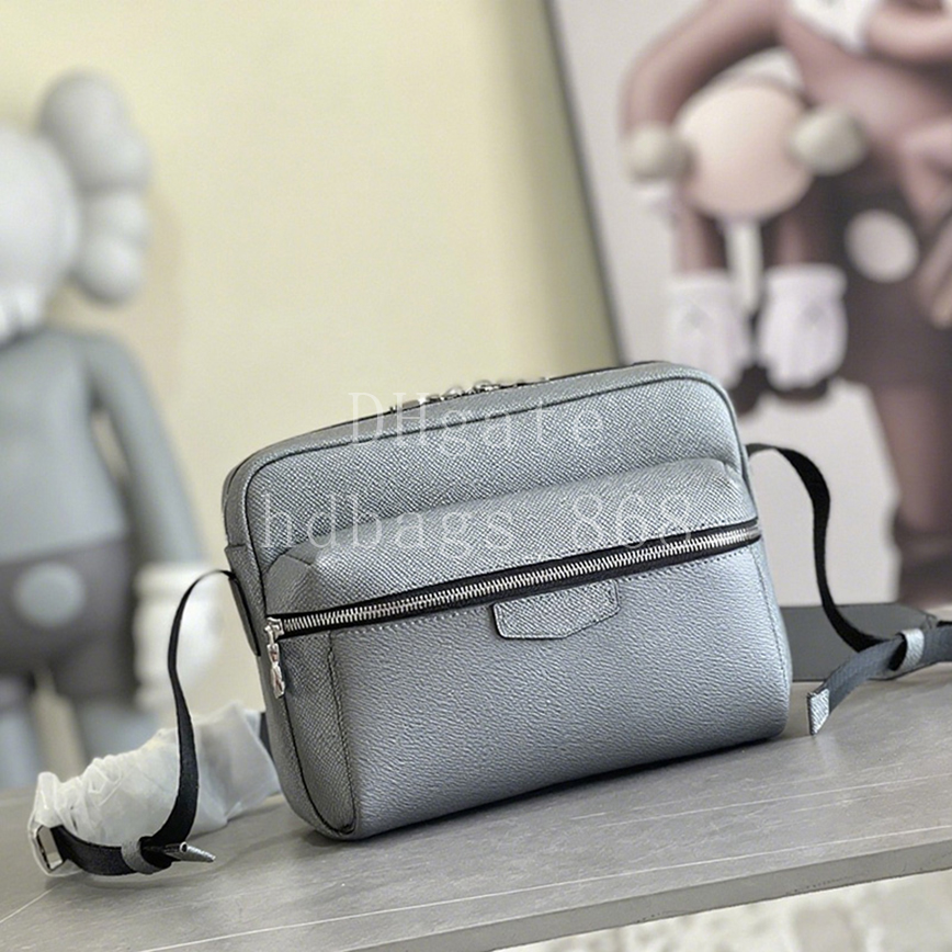 Mirror quality Designer bag Outdoor Men Messenger bag Shoulder bag Luxury Canvas Leather Crossbody bag Fashion Canvas bag 26cm With box MLO01A1