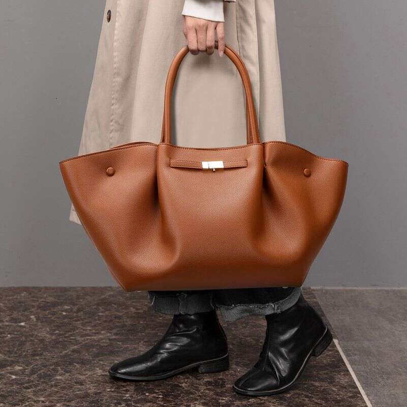 Tote New Style Fashionable And Simple Wing Large Capacity Shoulder Bag Female High End Commuter Handbag