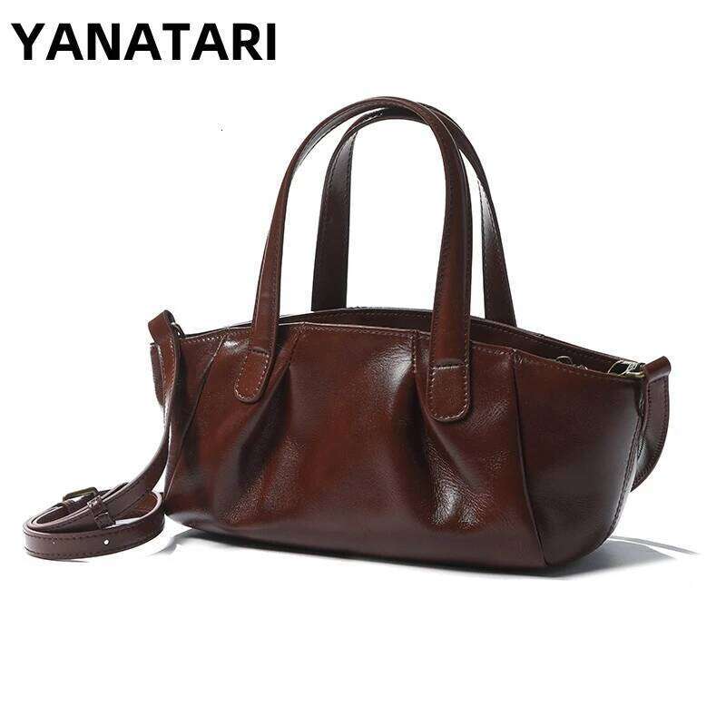 YANATATI Handbags Female Crossbody Shoulder Bag Women Bags New Fashion 2025 Genuine Cowhide Leather 250829