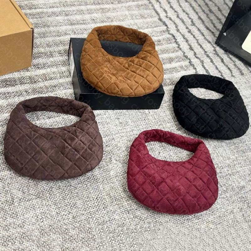 Designer Bag Women's Suede Bag Retro Underarm Bag Crossbody Bag Shoulder Bag Icarino Brown Suede Luxury Handbag Wallet Hobo Bags