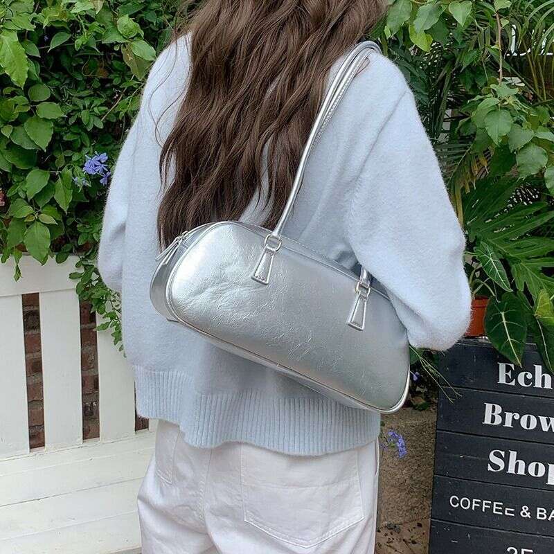 Korean version Instagram casual spring new ballet style hand-held women's trend versatile sier single shoulder