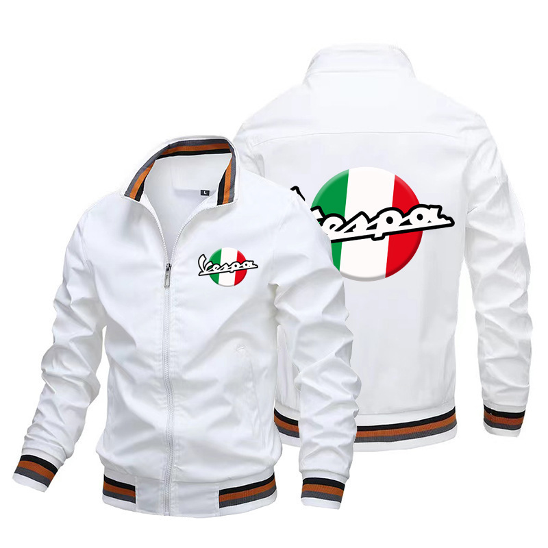 New Arrival Mens Jackets Print Letter Windbreaker Stand Collar Hoodie Loose Jacket Spring Autumn Casual Outerwear Man Long Sleeved Pilot Baseball Zi