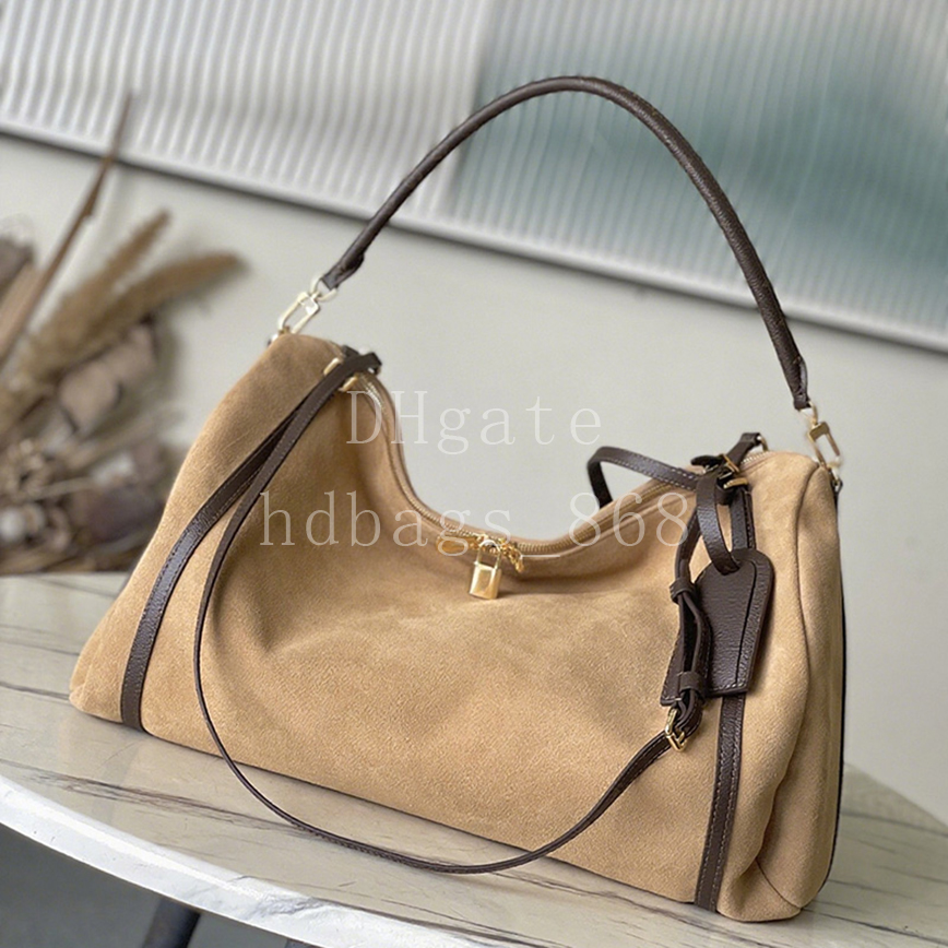 Mirror quality Designer bag Travel bag Luxury Shoulder bag Fashion Crossbody Bags Calfskin leather Handbags 45cm With Box LE02C1