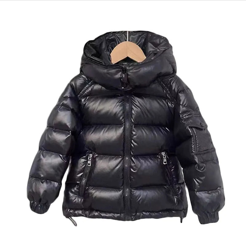 DHhate kid down jacket hoodies kids Designer clothes hooded Embroidered logo puffer coat girl boy winter jacket hood Christmas gifts Outerwear 100%