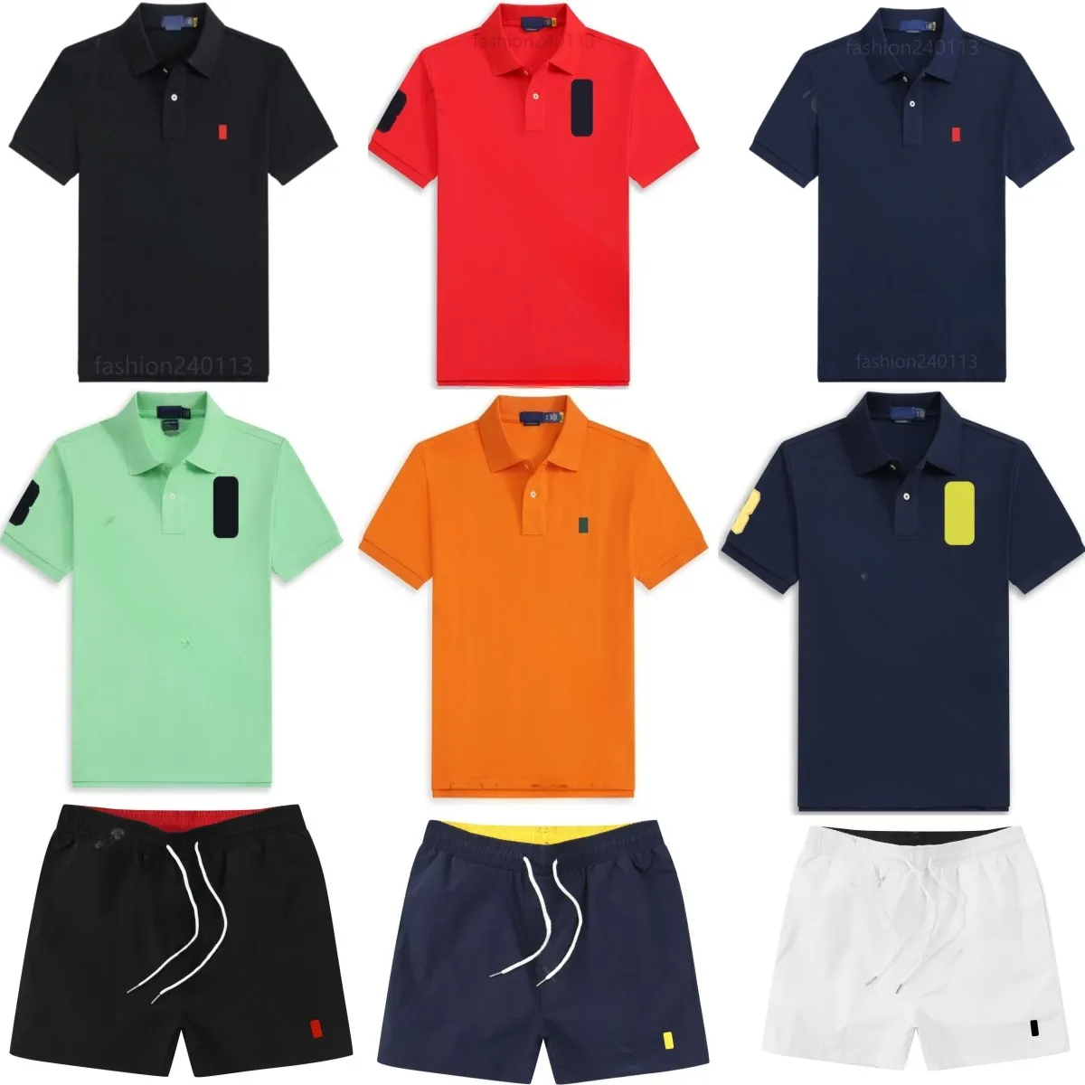polo shirts for men designer t shirt men shorts set mens shirt summer tshirts embroidery sweatshirt running short de bain cotton casual short sleeve
