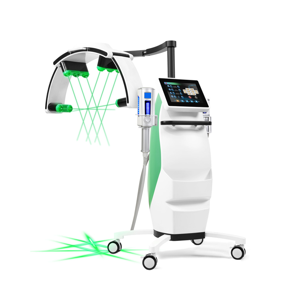 2 in 1 Painless Weight Lose Red Green Light Laser for Weight Loss 635nm 532nm Diode Laser Slimming/ Inner Ball Roller Machine