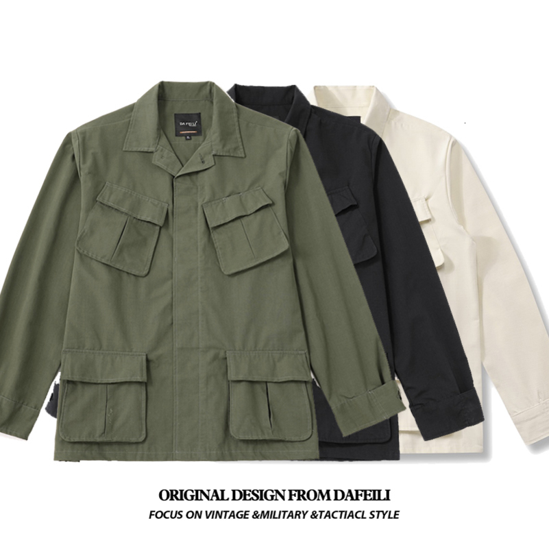 Army camouflage tactical softshell hunting field safari hunter multi pocket olive green military jungle fatigue m65 jacket men 250827
