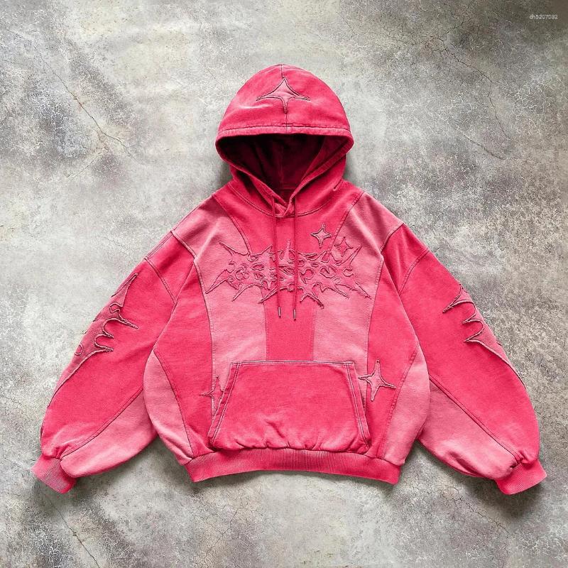 Men's Hoodies 2025 Street Collage Hooded Sweatshirt Autumn And Winter Trend Women's Personalized Loose Hoodie