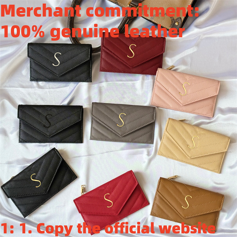 Vintage Card Holders Designer Wallets Womens genuine leather zipper Coin Purses Luxury Keychain id card cardholder famous brand Key wallet small pur