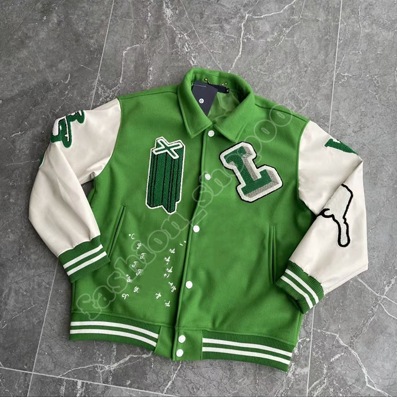 Designer jacket Men's Jackets baseball jacket uniform retro trend Colorful womens Brand Cartoon embroidery Waterproof Hip Hop Jacket Casual war