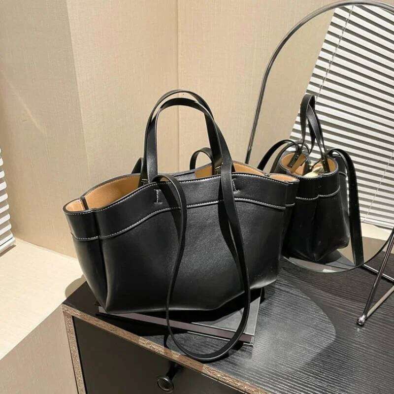 Fashionable PU High-End Single Handbag Crossbody 2025 New Versatile Commuting Women's Shoulder Bag