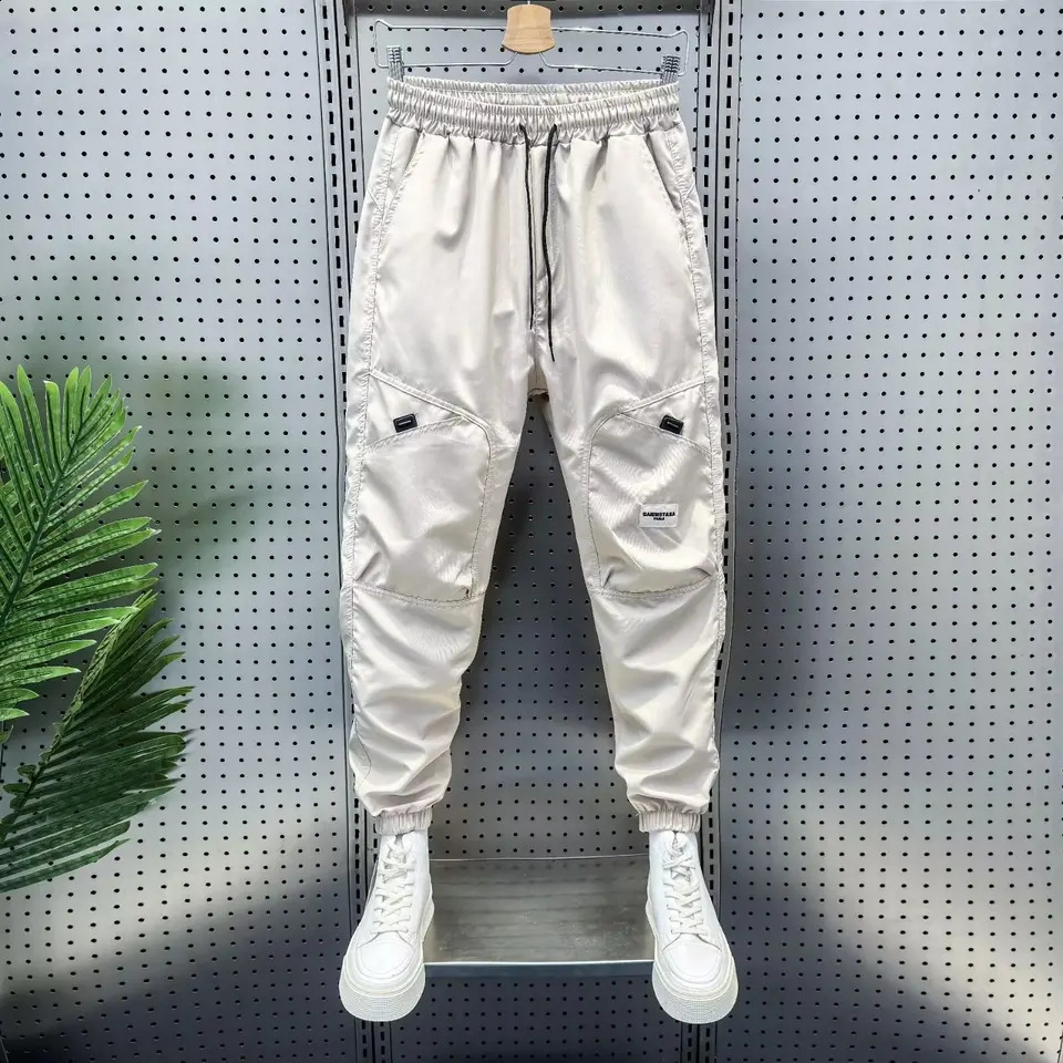 spring summer autumn and winter casual pants men loose pair of leg pants sub port trend male sports pants 250827
