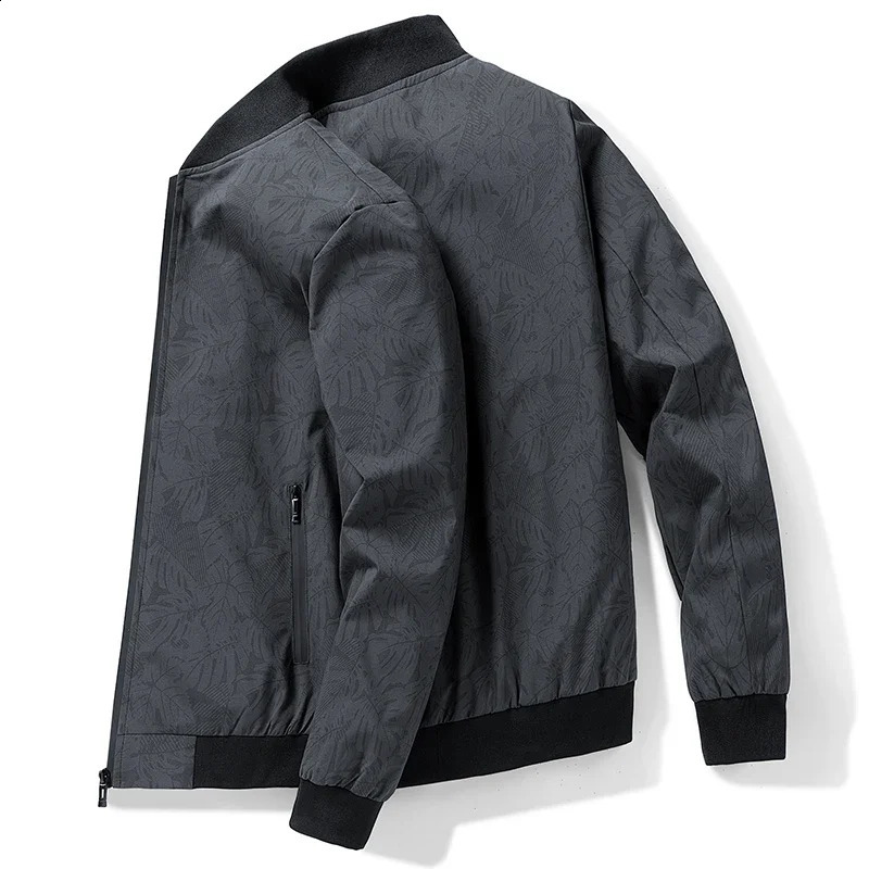 Man Bomber Jackets Coats Long Sleeve Mens Clothing Baseball Outwear Top Men Jacket Autumn Fashion Windbreaker Casual Zipper 250827