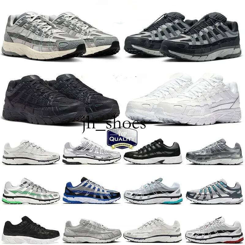 Designer Shoes P6000 trainer P 6000 Men Women Sneakers Metallic Sier Triple Black White Anthracite Grey Outdoor Sports Trainers Casual Running shoes
