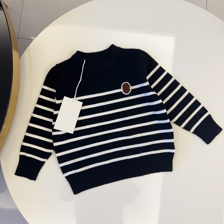 Kid designer sweater sets baby clothes kids sweaters Long sleeved luxury top Warm and comfortable Pullover size 90cm-150cm D4