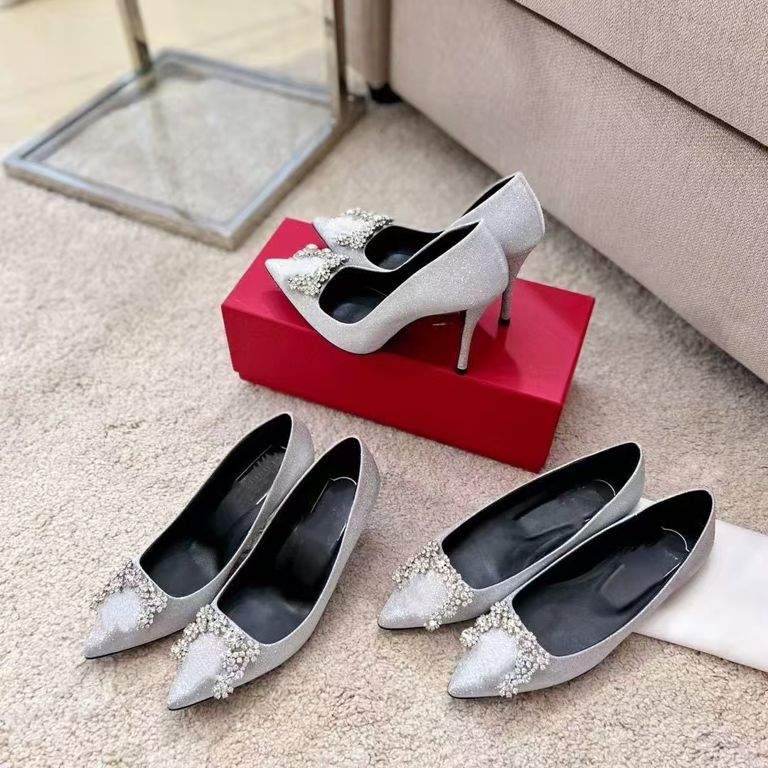 Kitten Slingback Women Designer High Heels Dress Shoes Designer Pumps Black Leather Pointed Toe Sandals Slingbacks Pump White Heel Comfy Fashion Loa