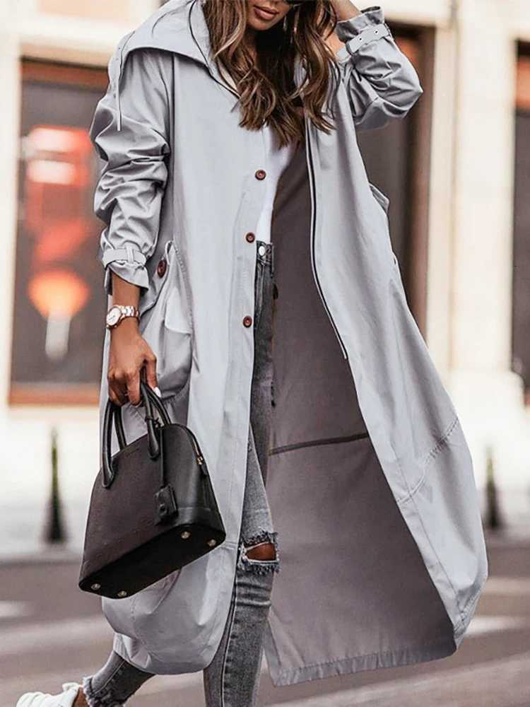 2025 Autumn Winter Elegant Women Streetwear Loose Outerwear Print Casual Long Tops Lady Turn Down Collar Open Stitch Chic Coats Z250828