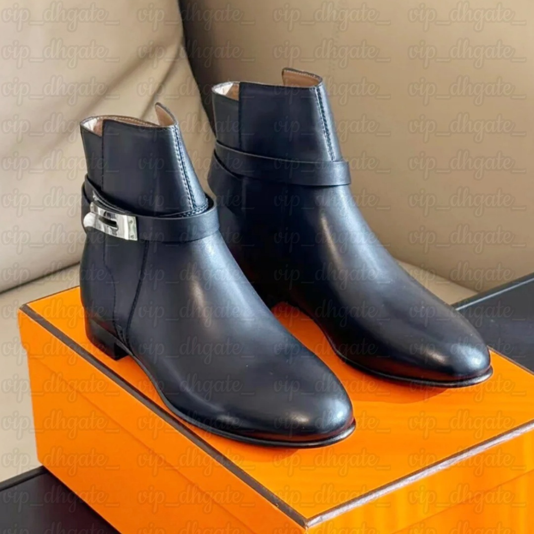 Black Brown Leather Mini Ankle booties Womens Designer Platform boot Luxury shoe Classic motorcycle wedge Knight boot DHgate Outdoor sport Casual wo
