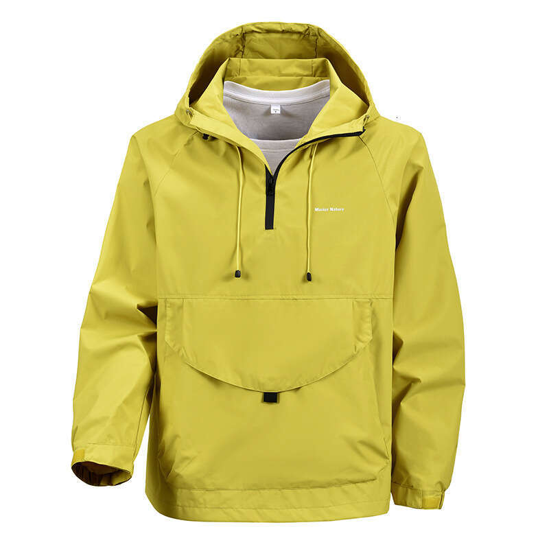 2025 New Autumn Windproof Waterproof Outdoor Sports Hiking Fishing Pullover Men's Jacket