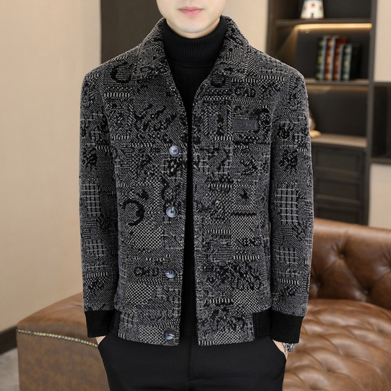 Winter Retro Woolen Jacket for Men Thickened and Warm Casual Slim Short Business Office Social Trench Coat M4XL 250828