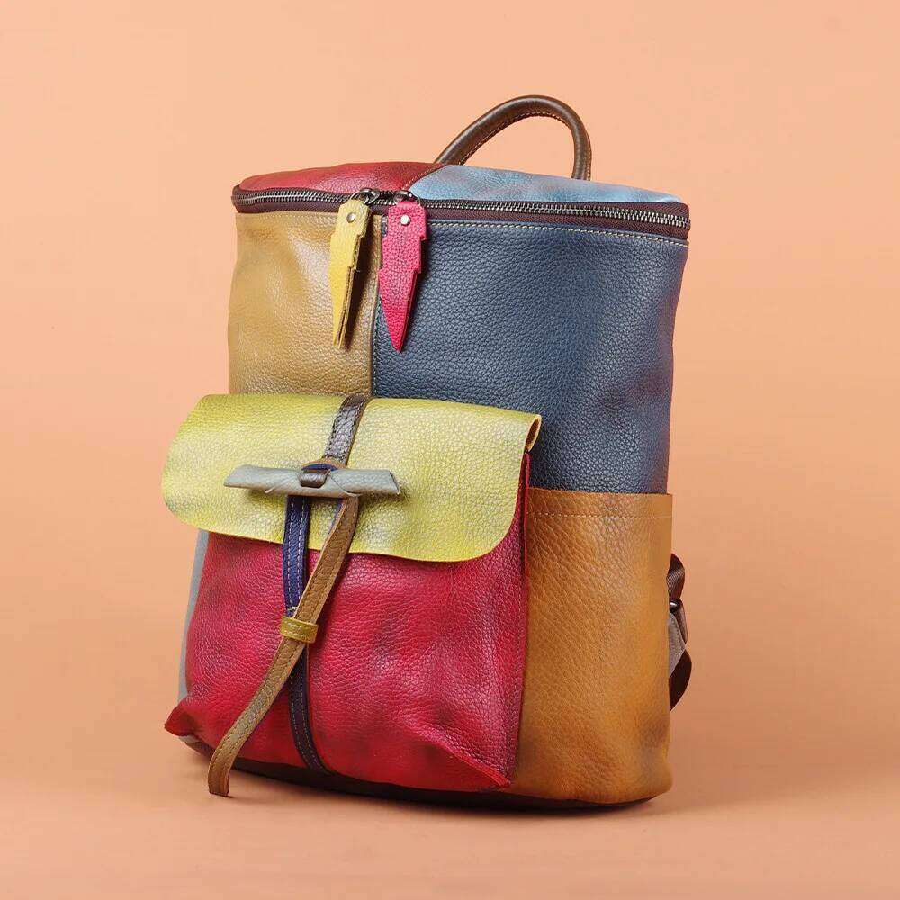 Designer Bags New Genuine Cowhide Backpack Bucket Bag Luxury Bag