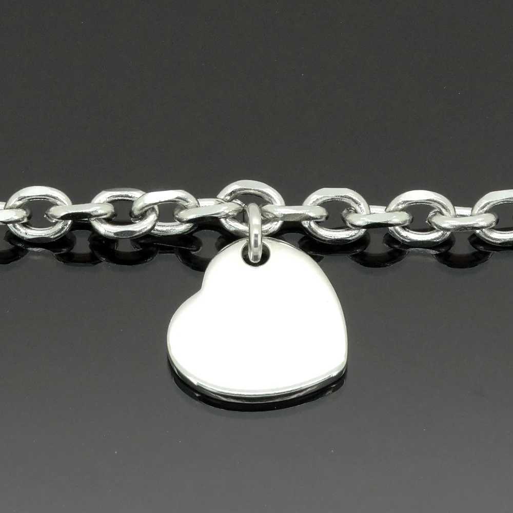 Women Ankle Bracelets Heart Charm Stainless Steel Anklets 235 cm 911 Inches Vintage Fashion Jewelry Punk Fan Factory Offer W250828