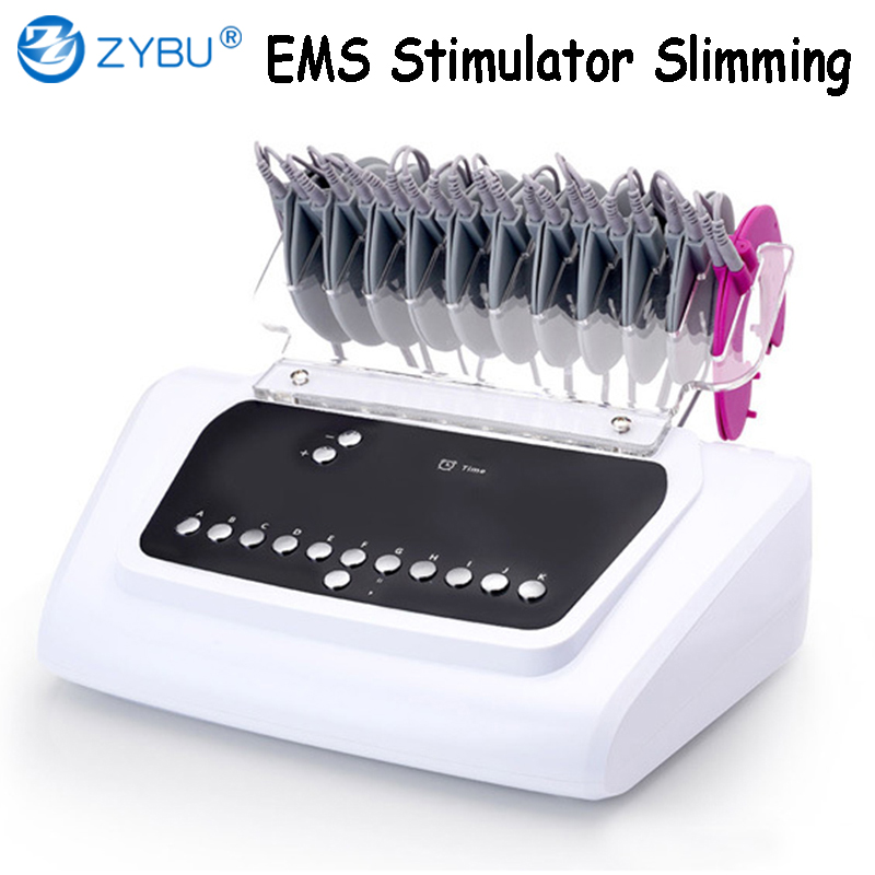 EMS Stimulator Weight Reduce Fat Loss Slimming Machine Electric Muscle Russian Waves Electrostimulation for Fitness And Body Shaping Breast Massager