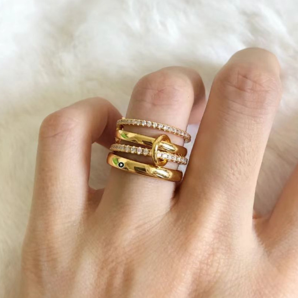 Band Rings Band Rings Halley Emerald Gemini Spinelli Kilcol rings brand designer New in fine jewelry gold and sterg sier Hydra ked ring 250828